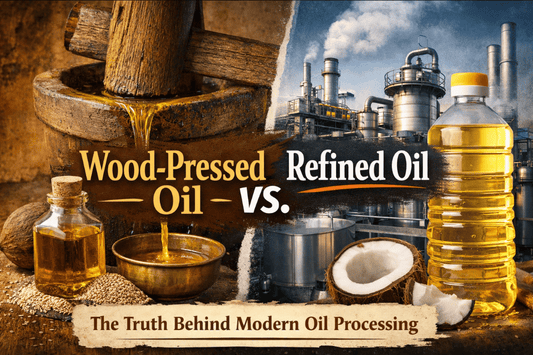 Wood-Pressed Oil vs. Refined Oil: The Truth Behind Modern Oil Processing