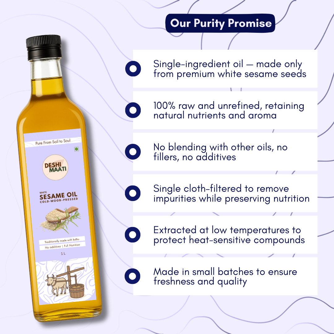 Wood-pressed Sesame Oil