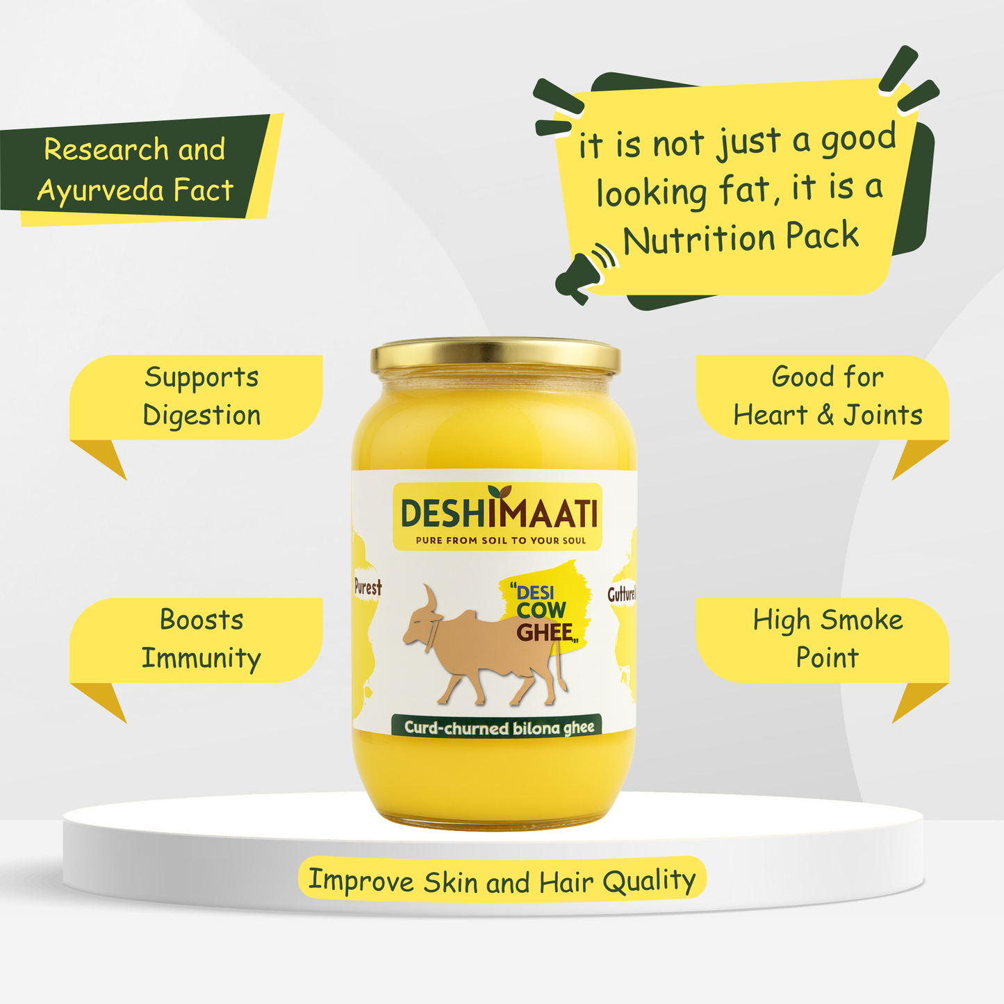 Desi Cow Bilona Ghee