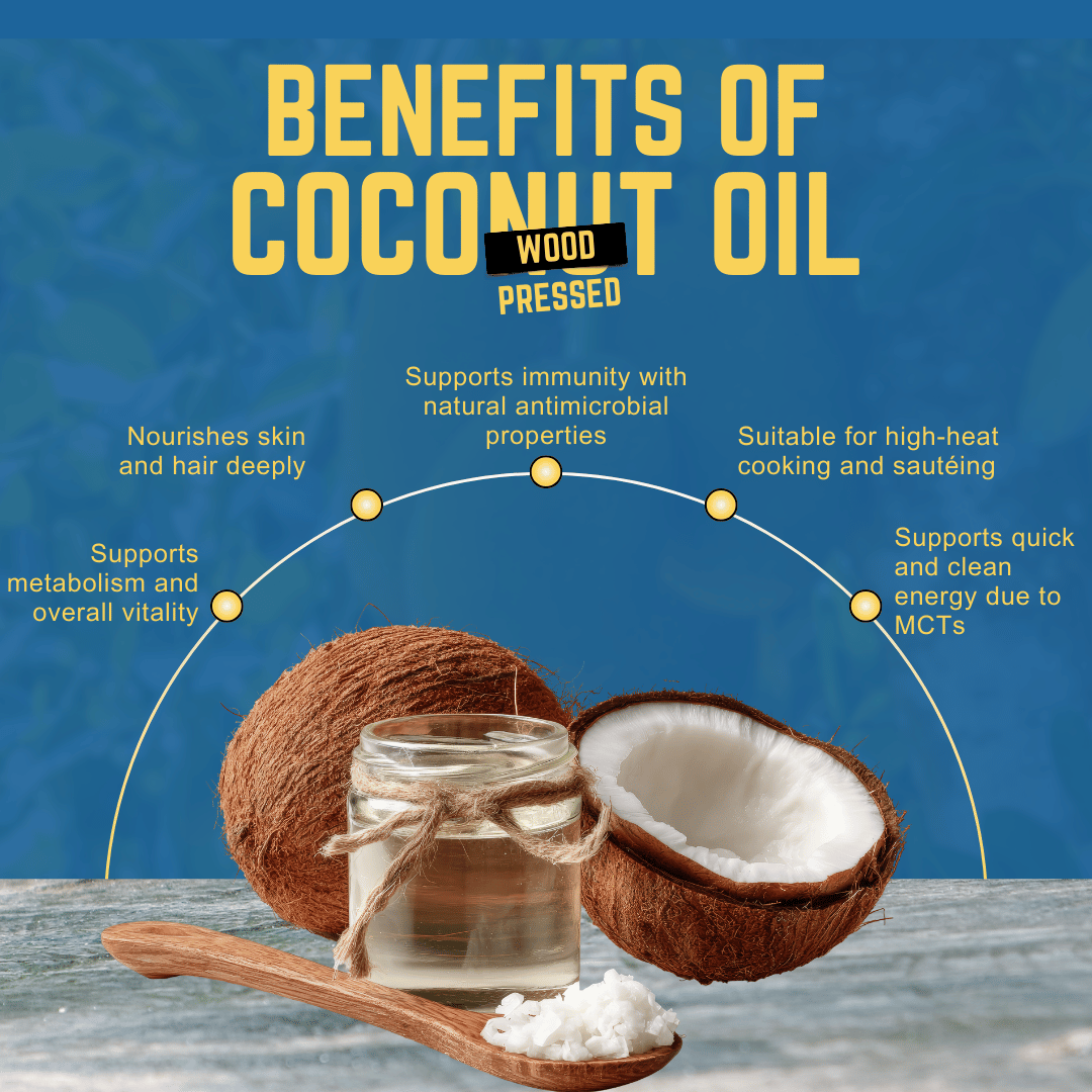 Wood-Pressed Coconut Oil