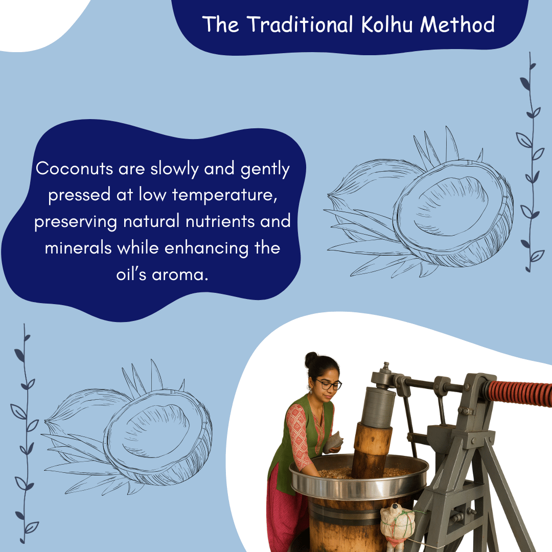 Wood-Pressed Coconut Oil