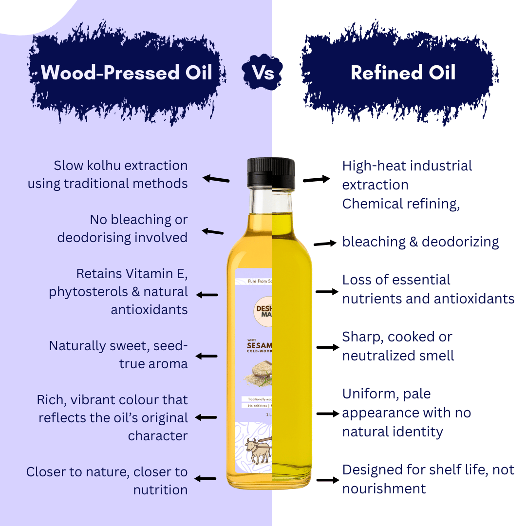 Wood-pressed Sesame Oil