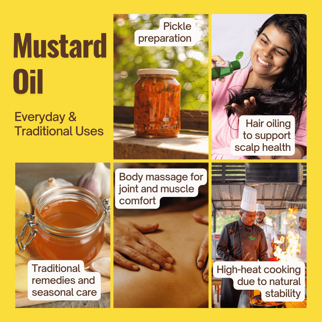Wood Pressed Mustard Oil