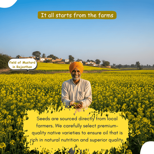 Wood Pressed Mustard Oil