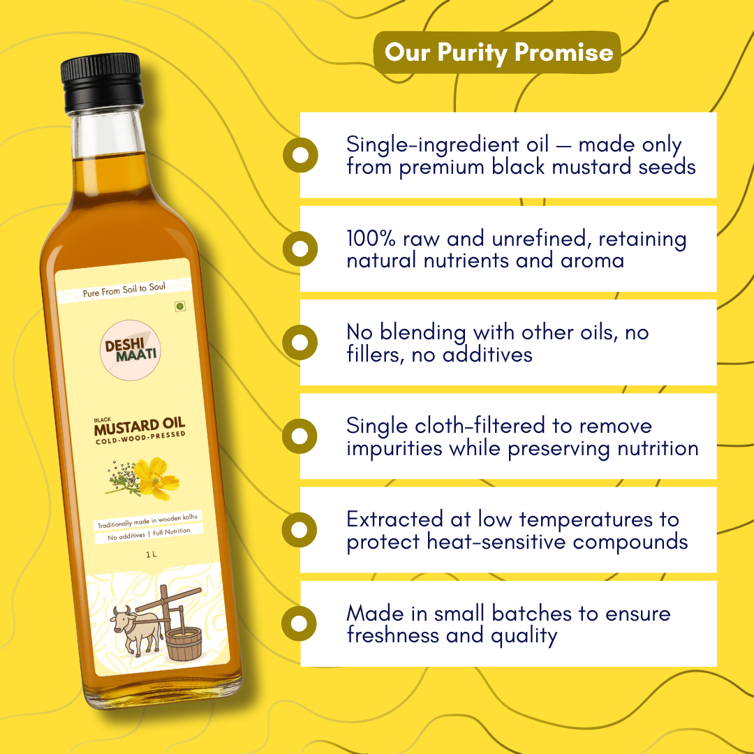 Wood Pressed Mustard Oil