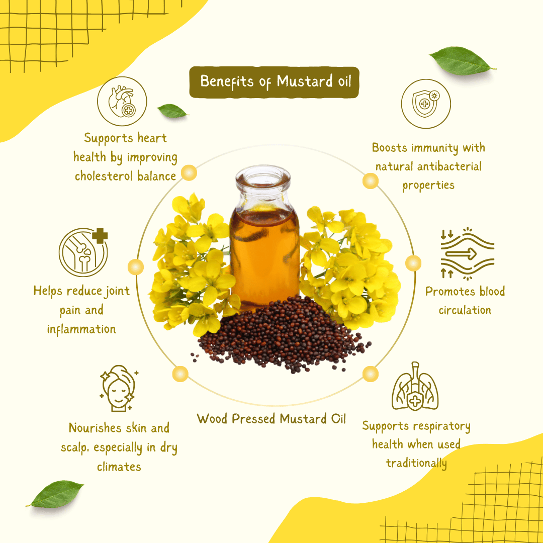 Wood Pressed Mustard Oil