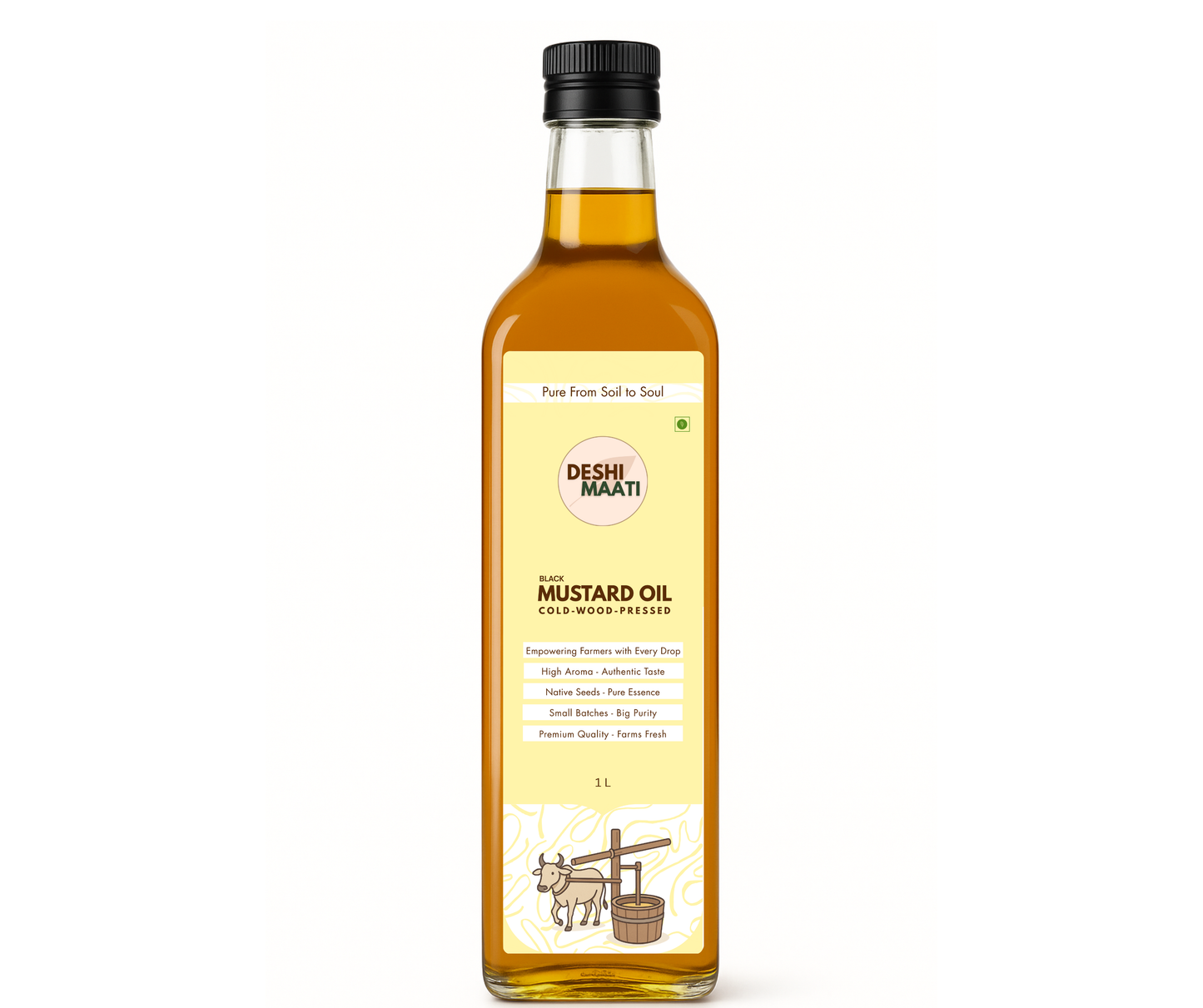 Wood Pressed Mustard Oil