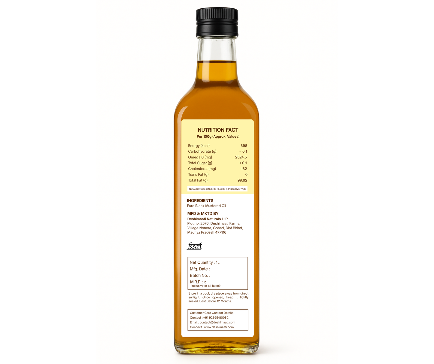 Wood Pressed Mustard Oil