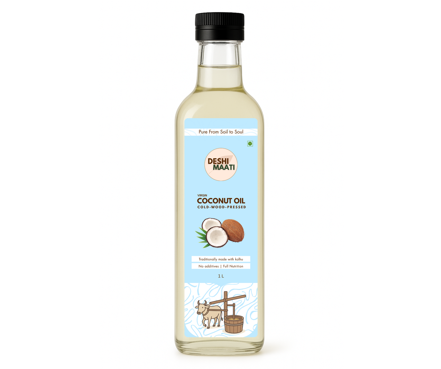 Wood-Pressed Coconut Oil
