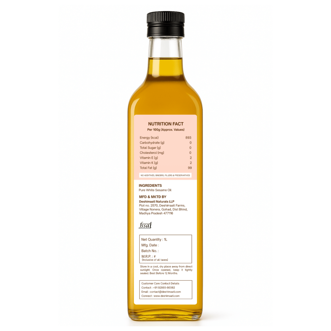 Wood-Pressed Groundnut Oil